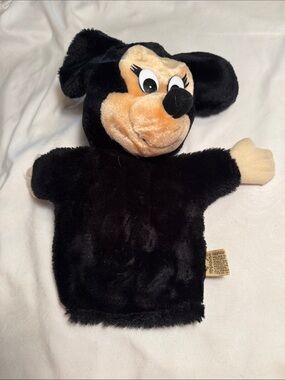 Vintage Discontinued Plush Mickey Mouse Hand Puppet - Stuffed Animal